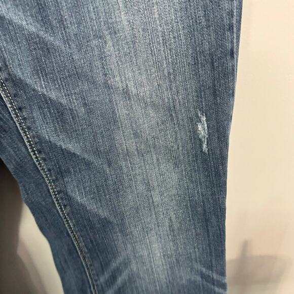 American Eagle Stretch Artist Jeans Women's Size 10 Flare Leg Medium Wash - Picture 6 of 11